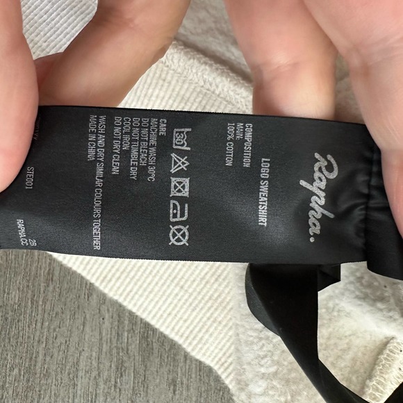 Rapha Logo Crewneck Sweatshirt Large - Picture 6 of 7